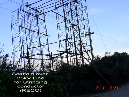 Dàn giáo vượt DZ 35kV